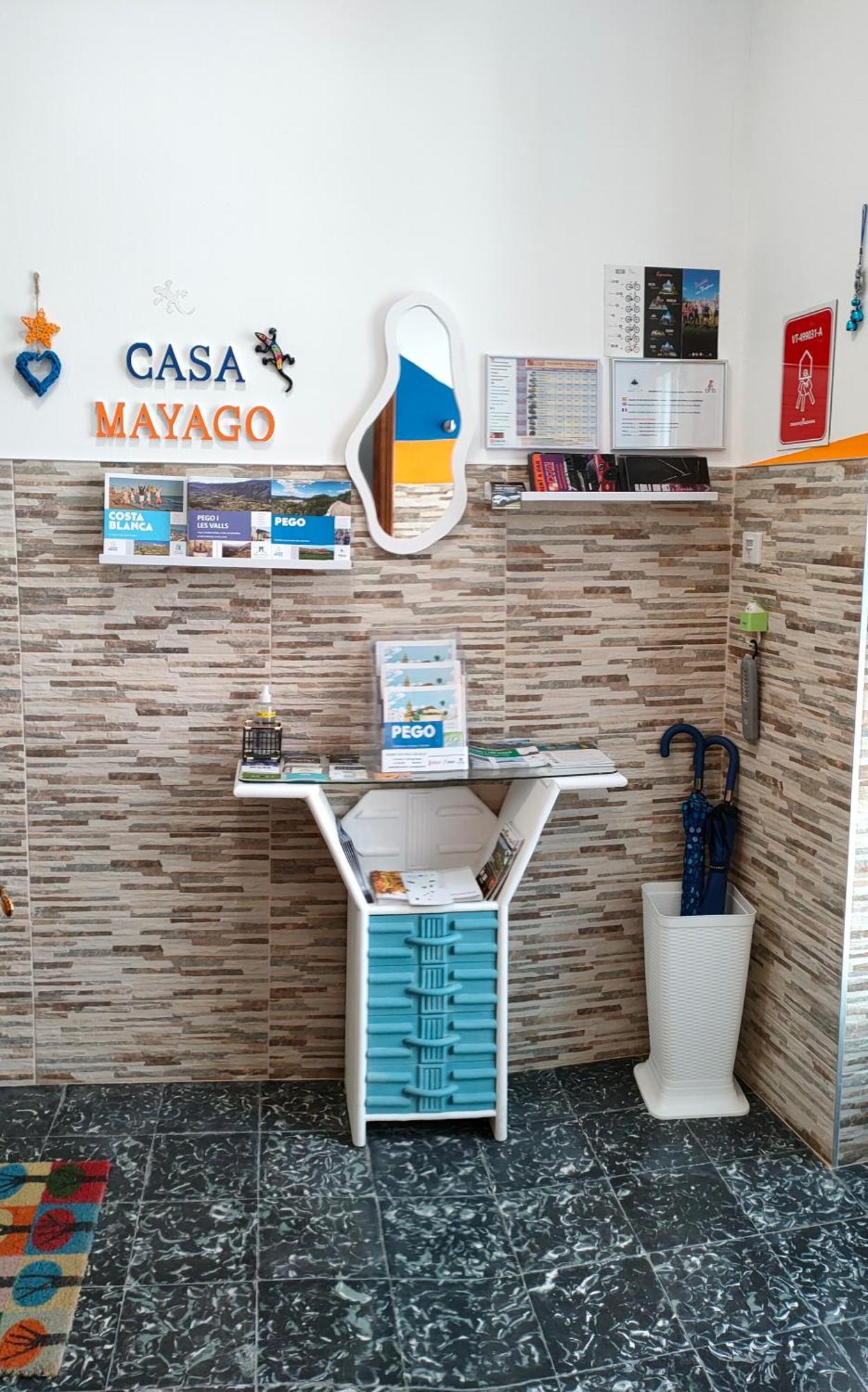 Casa Mayago, Terraza Y Solarium Pego Eksteriør billede
